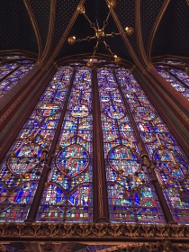 intricate stained glass windows